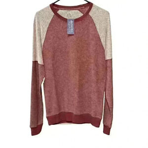 NWT Mens American Rag L/S knit crewneck lightweight shirt S